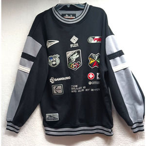 VINTAGE FOX SPORT BILLON $ CLUB ORIGINAL DESIGN SWEATSHIRT XL Black